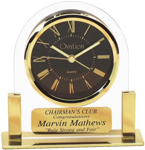 Assorted Clocks &mdash; Clock Awards from Rodriguez Engraving