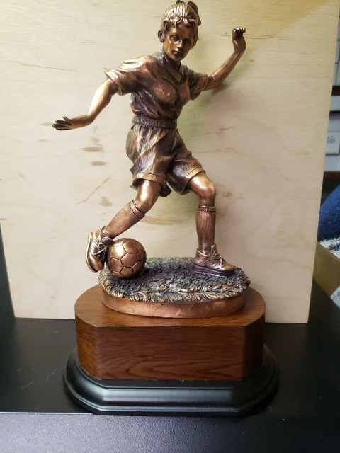 Female Resin Copper statue &mdash; Clearance Overstock Limited Quantities from Rodriguez Engraving