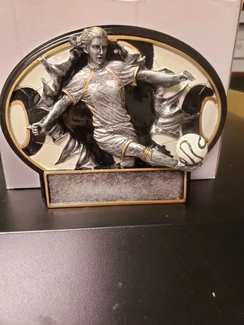 Female Soccer Tray &mdash; Clearance Overstock Limited Quantities from Rodriguez Engraving