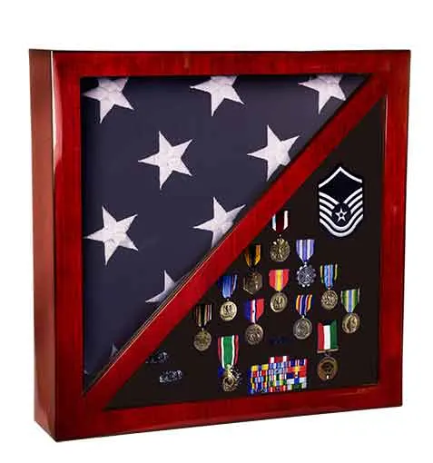 Flag Case &mdash; Flag Boxes from Rodriguez Engraving
