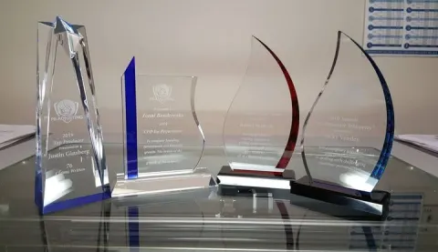 Glass Awards &mdash; Glass Awards from Rodriguez Engraving