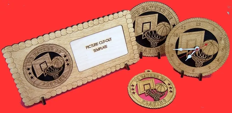 Laser Cut Wall Frames &mdash; Wood Products from Rodriguez Engraving