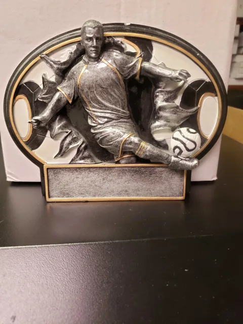 Male Soccer Tray &mdash; Clearance Overstock Limited Quantities from Rodriguez Engraving