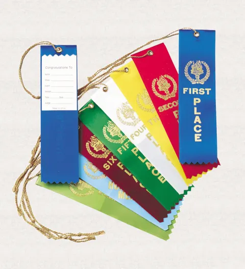 Ribbons & Rosettes &mdash; Medallions, Medals and Mylars from Rodriguez Engraving