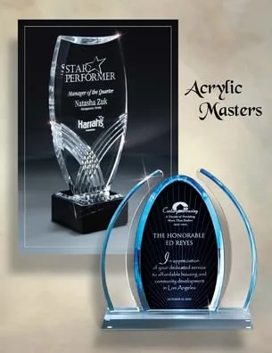Acrylic Awards catalogue cover