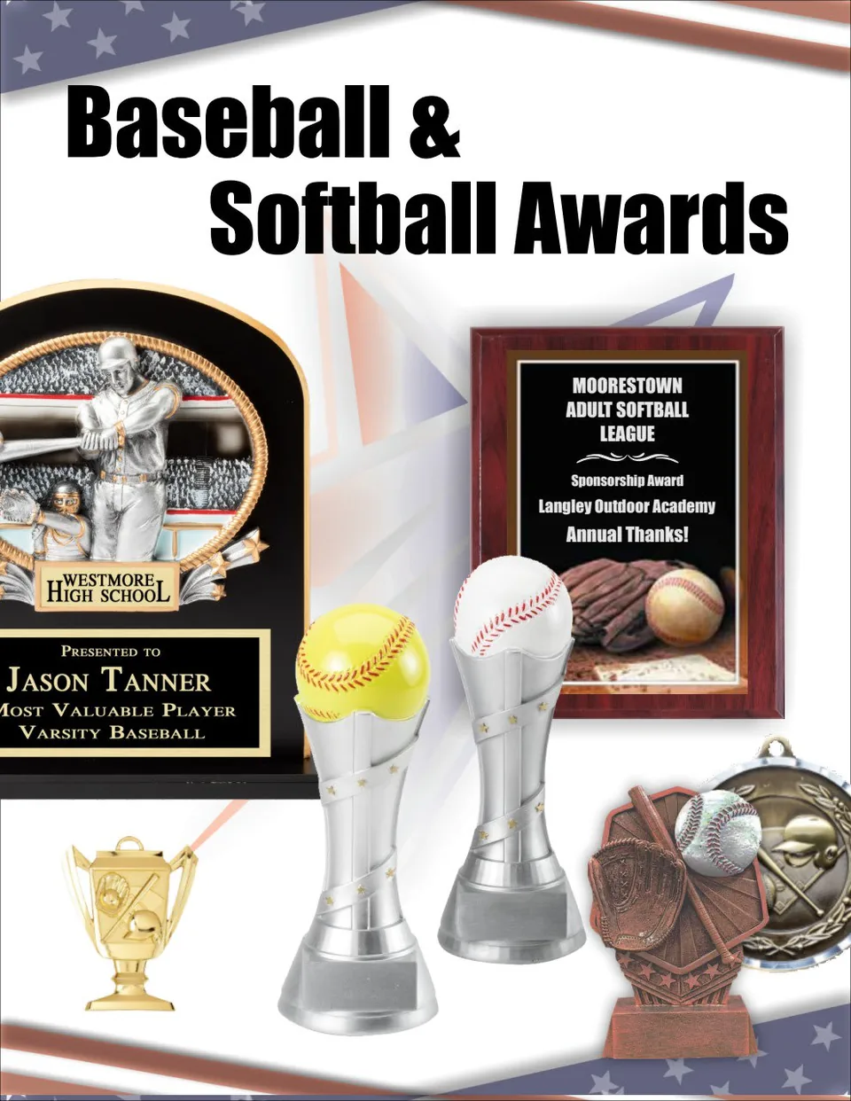 Baseball & Softball Awards catalogue cover