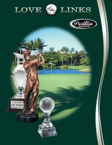 Golf Awards catalogue cover