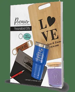 Personalised Laser Gifts catalogue cover