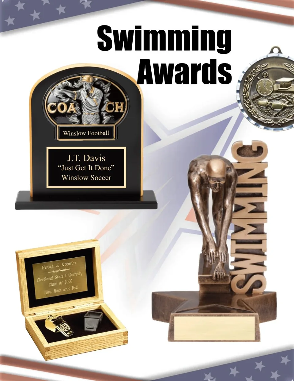 Swimming Awards catalogue cover